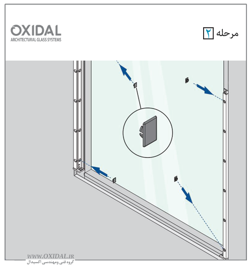 مراحل نصب و اجرای نرده حفاظ یا هندریل شیشه ای پنجره